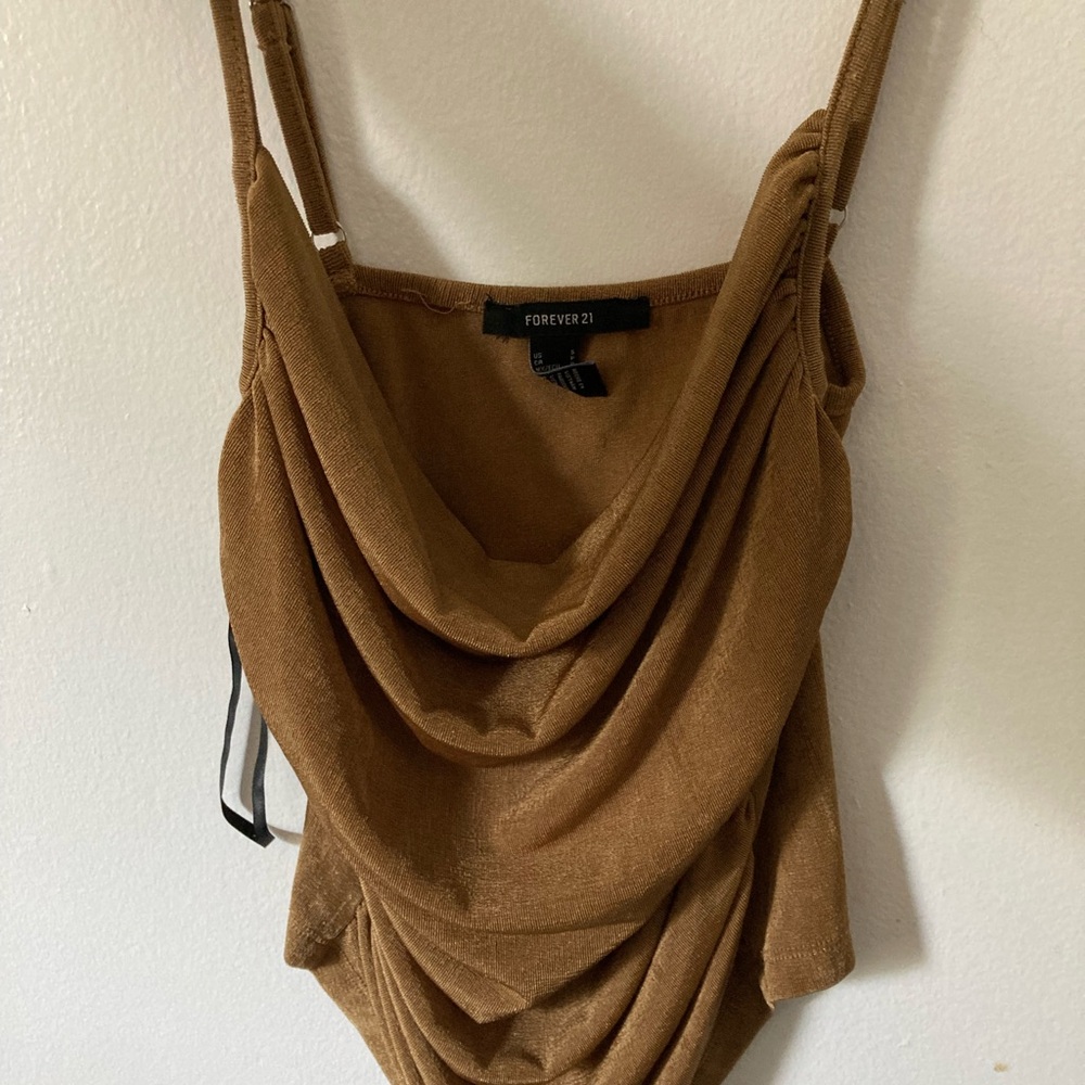 Forever 21 Camel Draped Cami